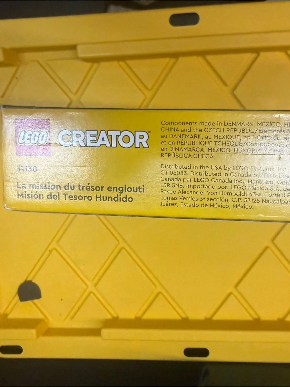 Lego Creator Set Deep Sea Explorer Submarine and Red Octopus #31130